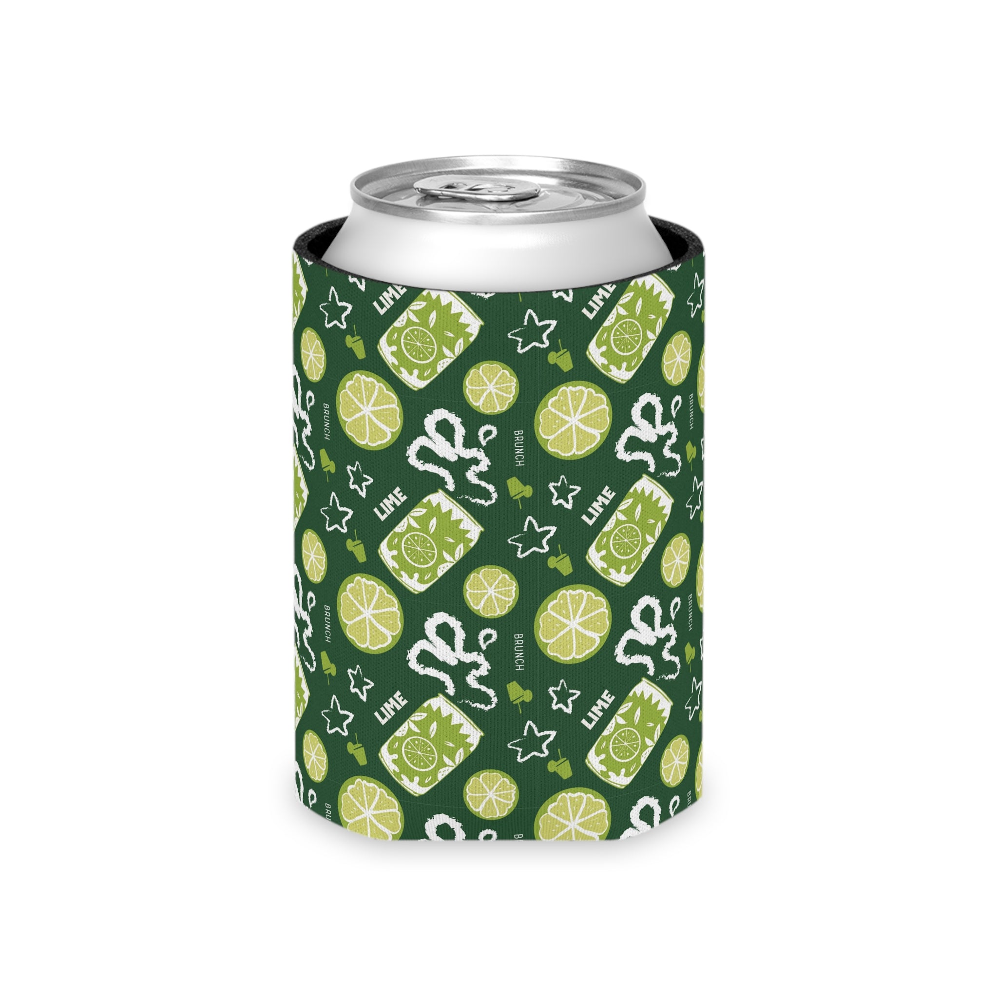 Lime Brunch Fruit Can Cooler - Green Aperol Inspired Design