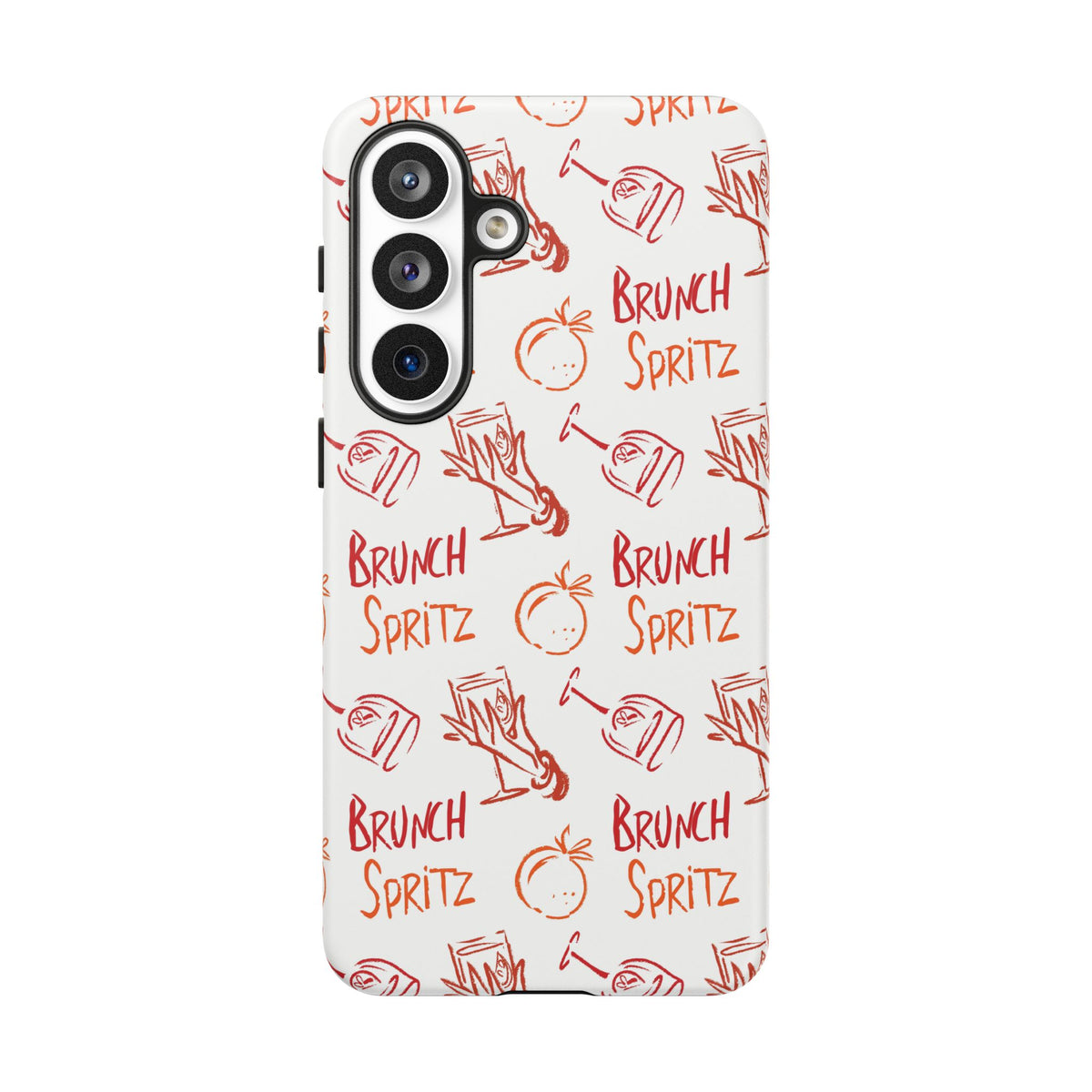 Brunch Spritz Phone Case — Red & Orange Aperol Inspired Design