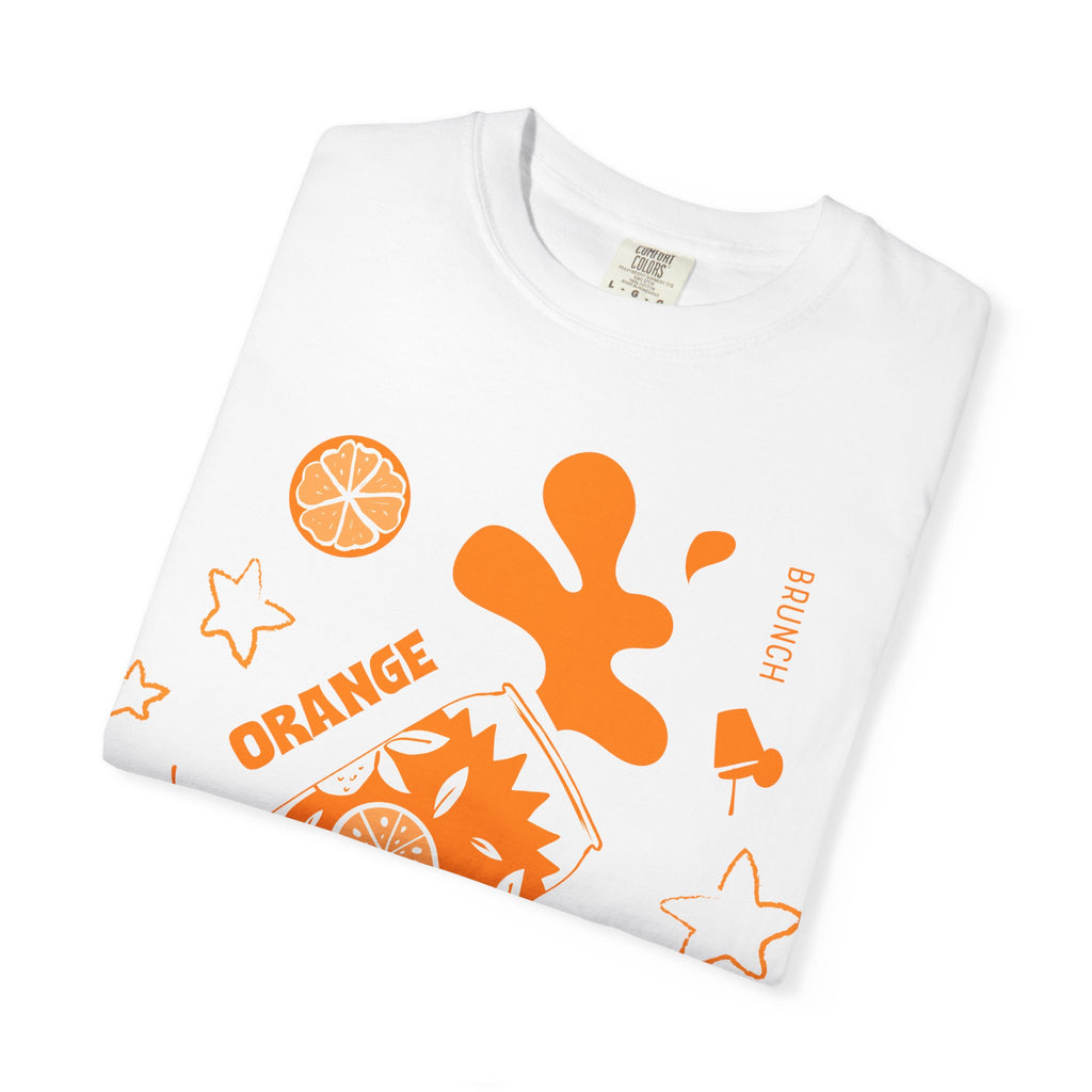 Orange Soda Splash Tee – Aperol Inspired Summer Shirt