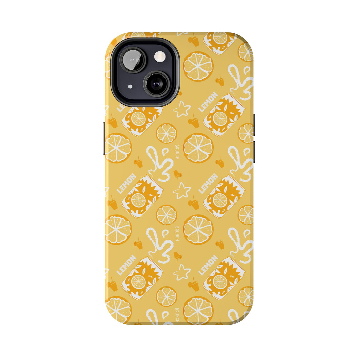 Lemon Brunch Tough Phone Case — Yellow Aperol Inspired Design