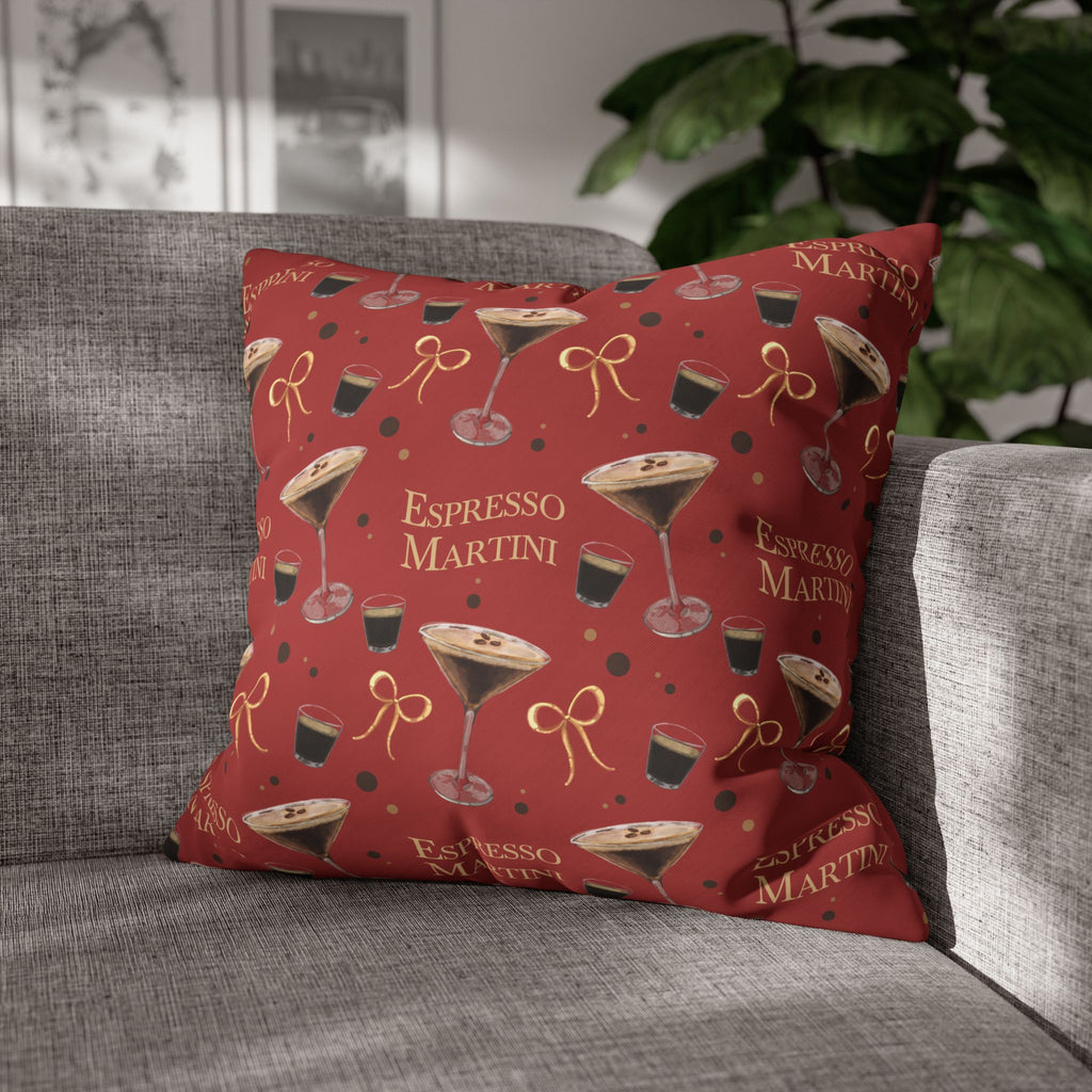 Espresso Martini Pillowcase — Red Espresso Collection Inspired Design