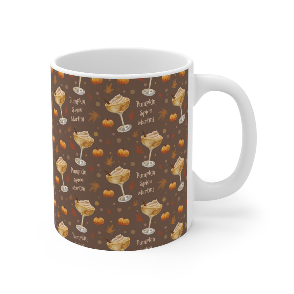 Pumpkin Spice Martini 11oz Mug — Brown Pumpkin Collection Inspired Design
