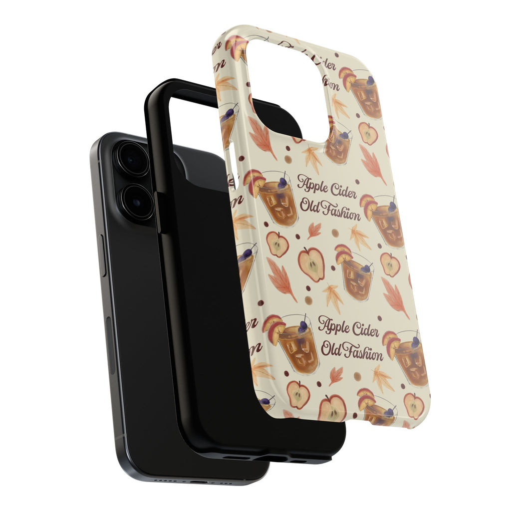 Apple Cider Old Fashioned Tough Phone Case – Beige Apple Cider Collection Inspired Design