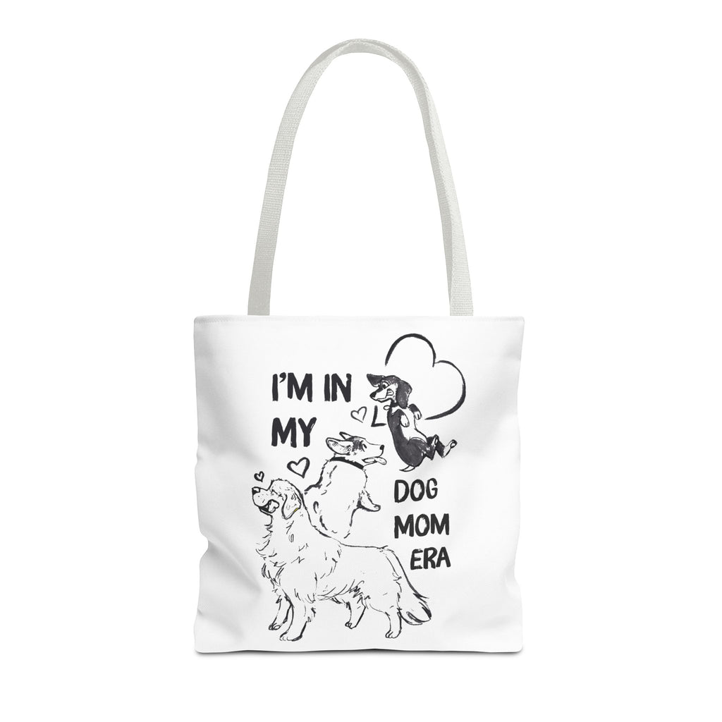 Dog Mom Era Tote Bag – Cute Puppy Tote for Dog Mom | Dog Lover Gift
