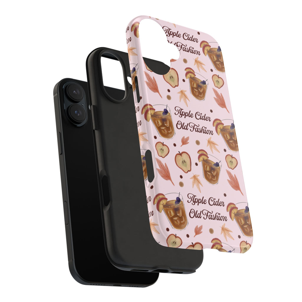 Apple Cider Old Fashioned Tough Phone Case – Light Pink Apple Cider Collection Inspired Design
