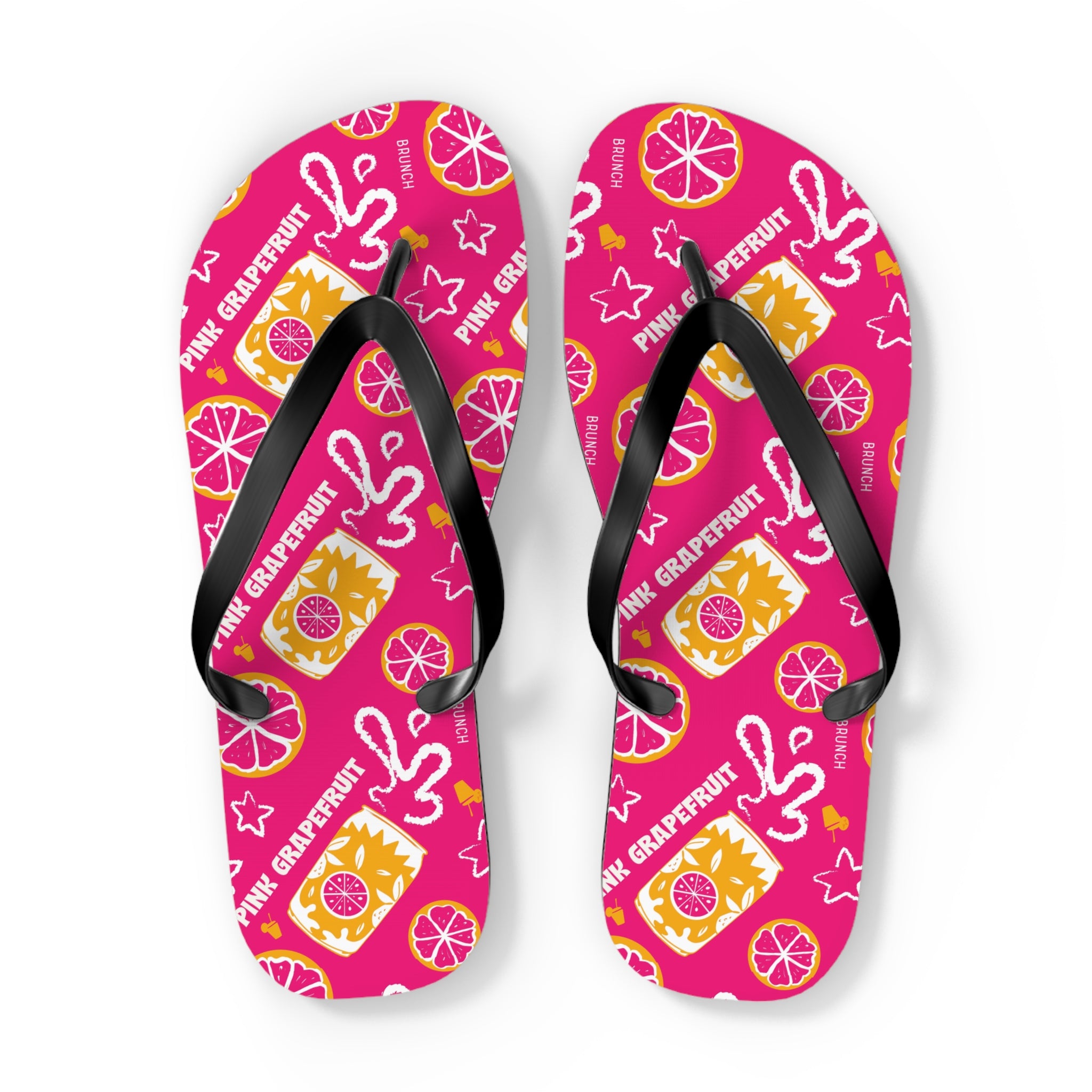 Pink Grapefruit Fruit Flip Flops – Pink Grapefruit Collection Inspired Design