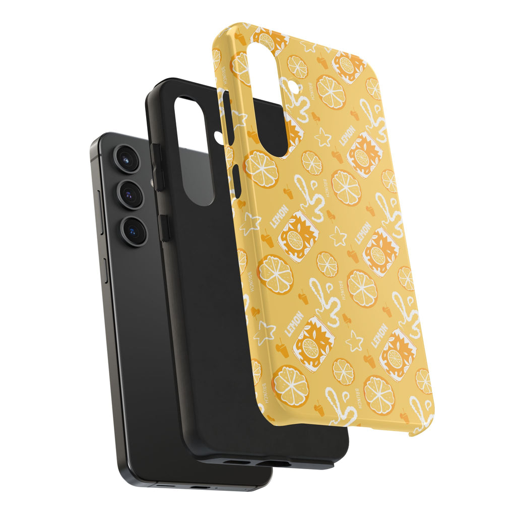 Lemon Brunch Tough Phone Case — Yellow Aperol Inspired Design