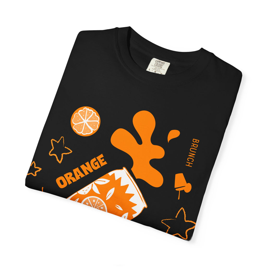Orange Soda Splash Tee – Aperol Inspired Summer Shirt