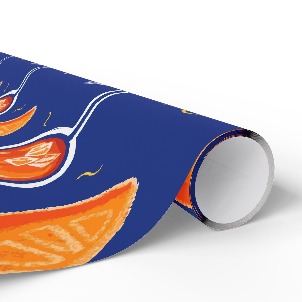 Aperol Spritz Peel Wrapping Paper Roll — Blue Spritz Collection Inspired Design