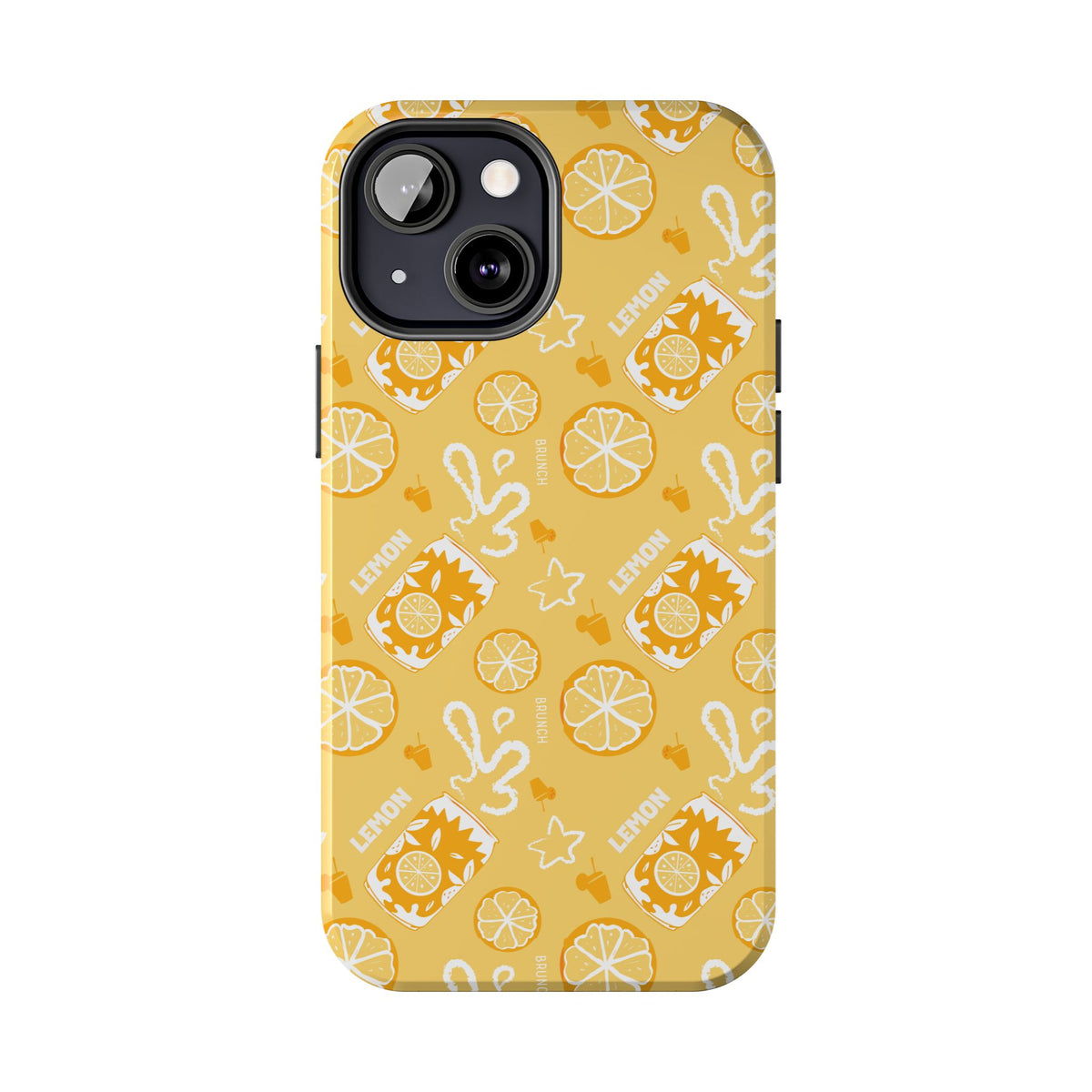Lemon Brunch Tough Phone Case — Yellow Aperol Inspired Design