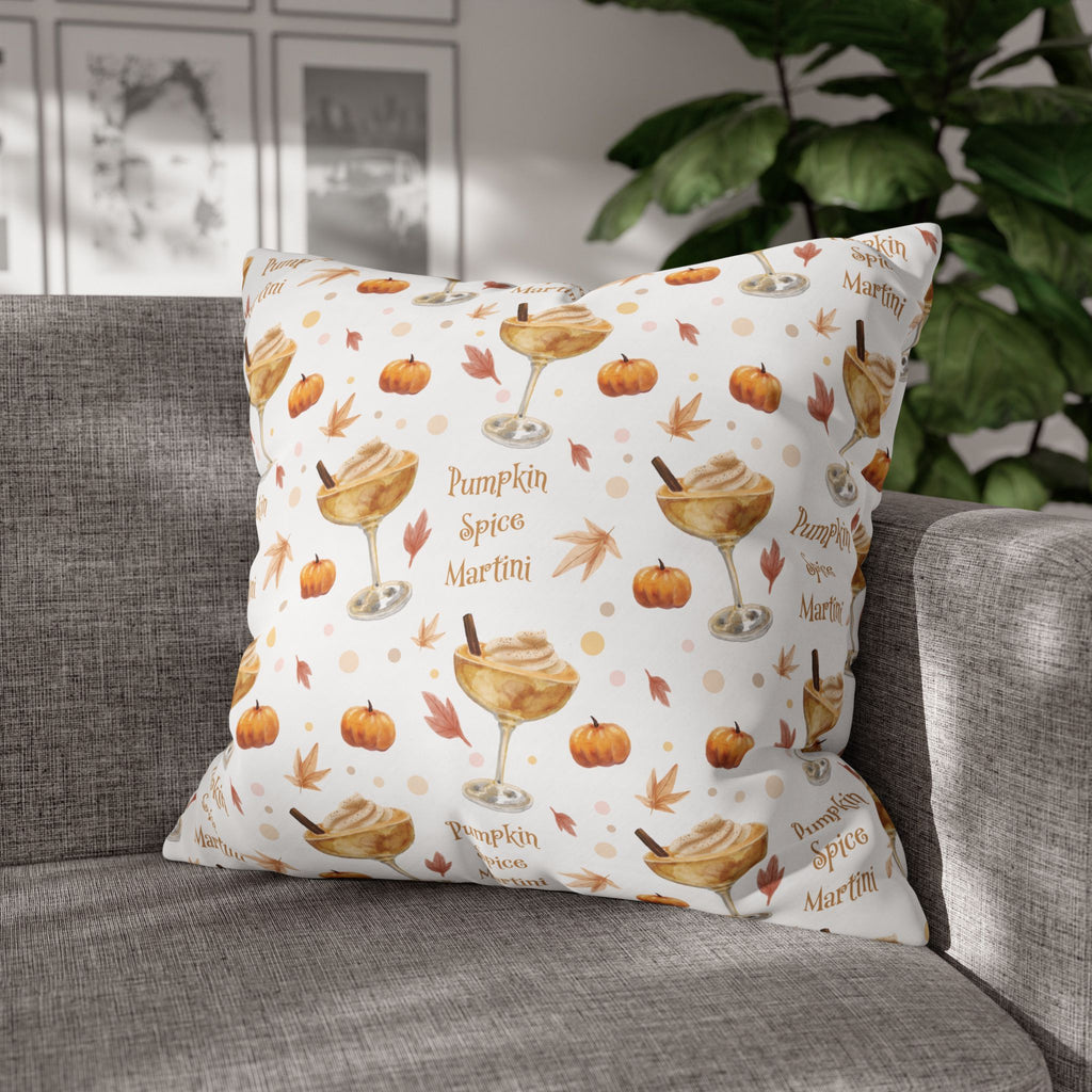 Pumpkin Spice Martini Pillowcase — White Pumpkin Collection Inspired Design