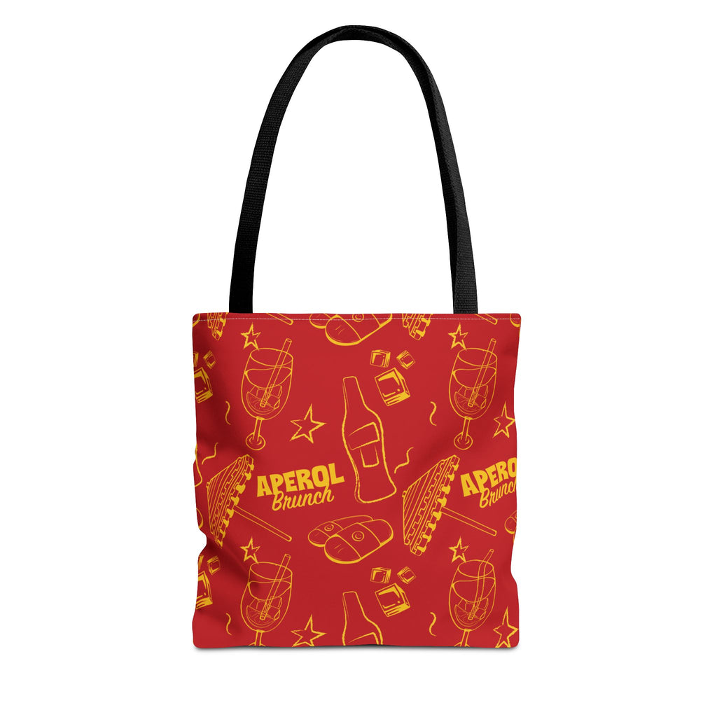 Aperol Brunch Tote Bag — Red Aperol Inspired Design