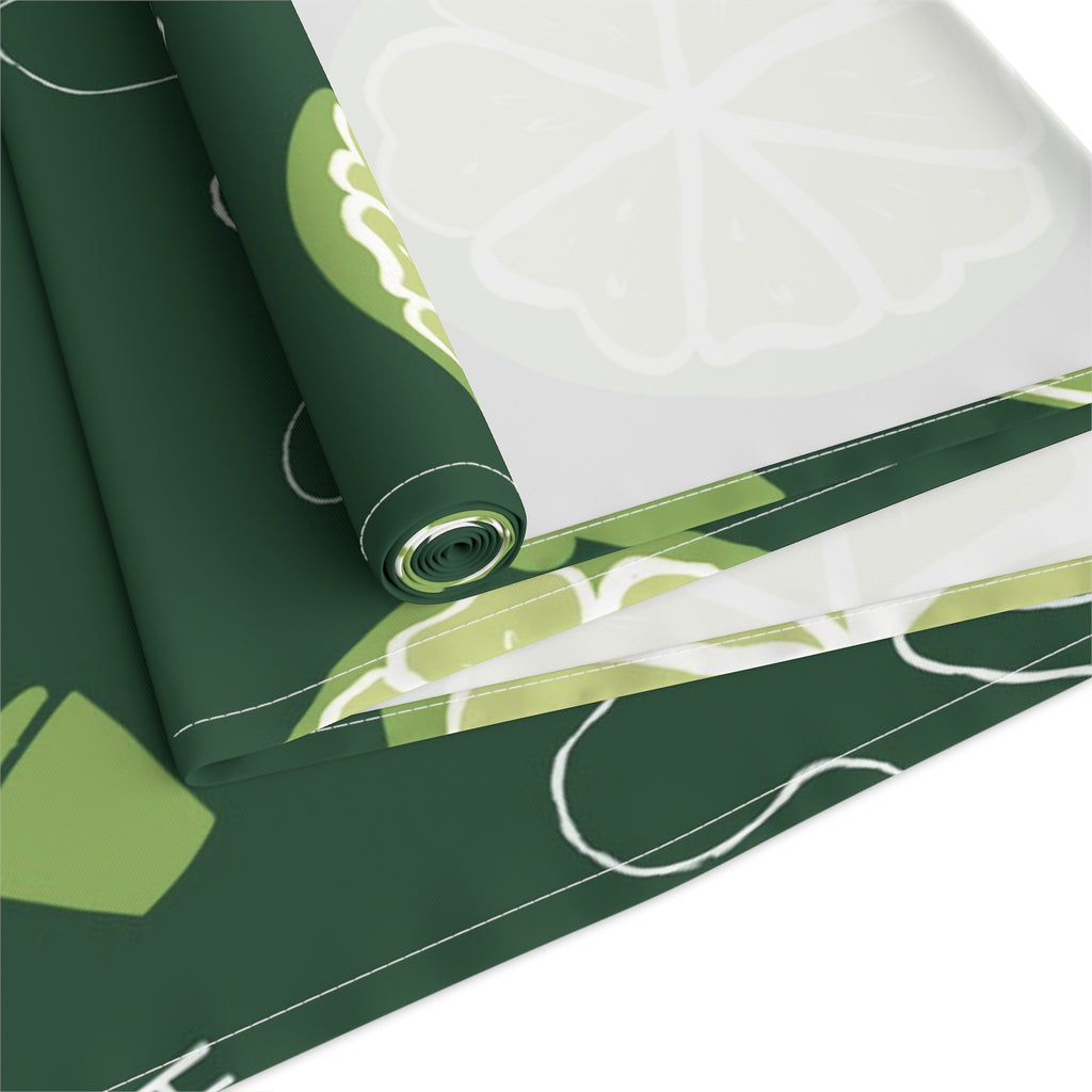 Lime Brunch Table Runner – Citrus Summer Table Decor