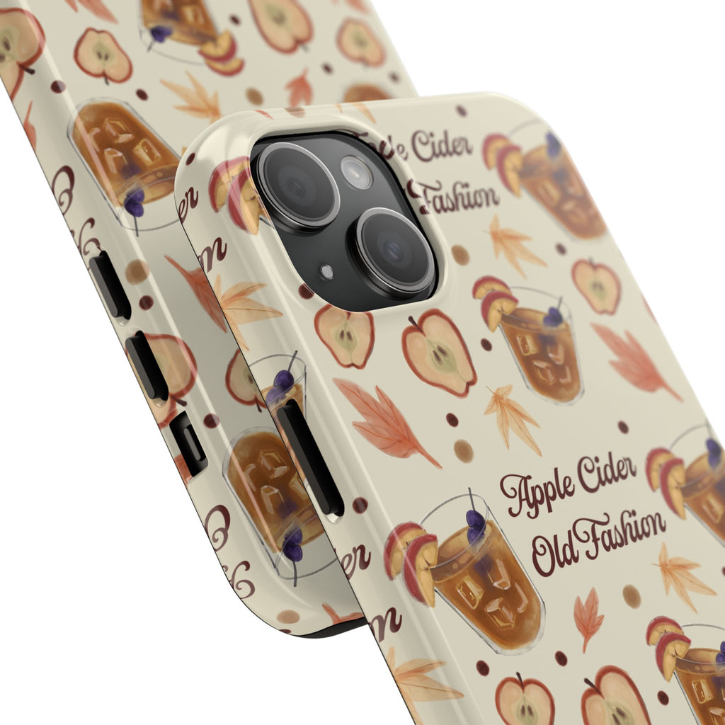 Apple Cider Old Fashioned Tough Phone Case – Beige Apple Cider Collection Inspired Design