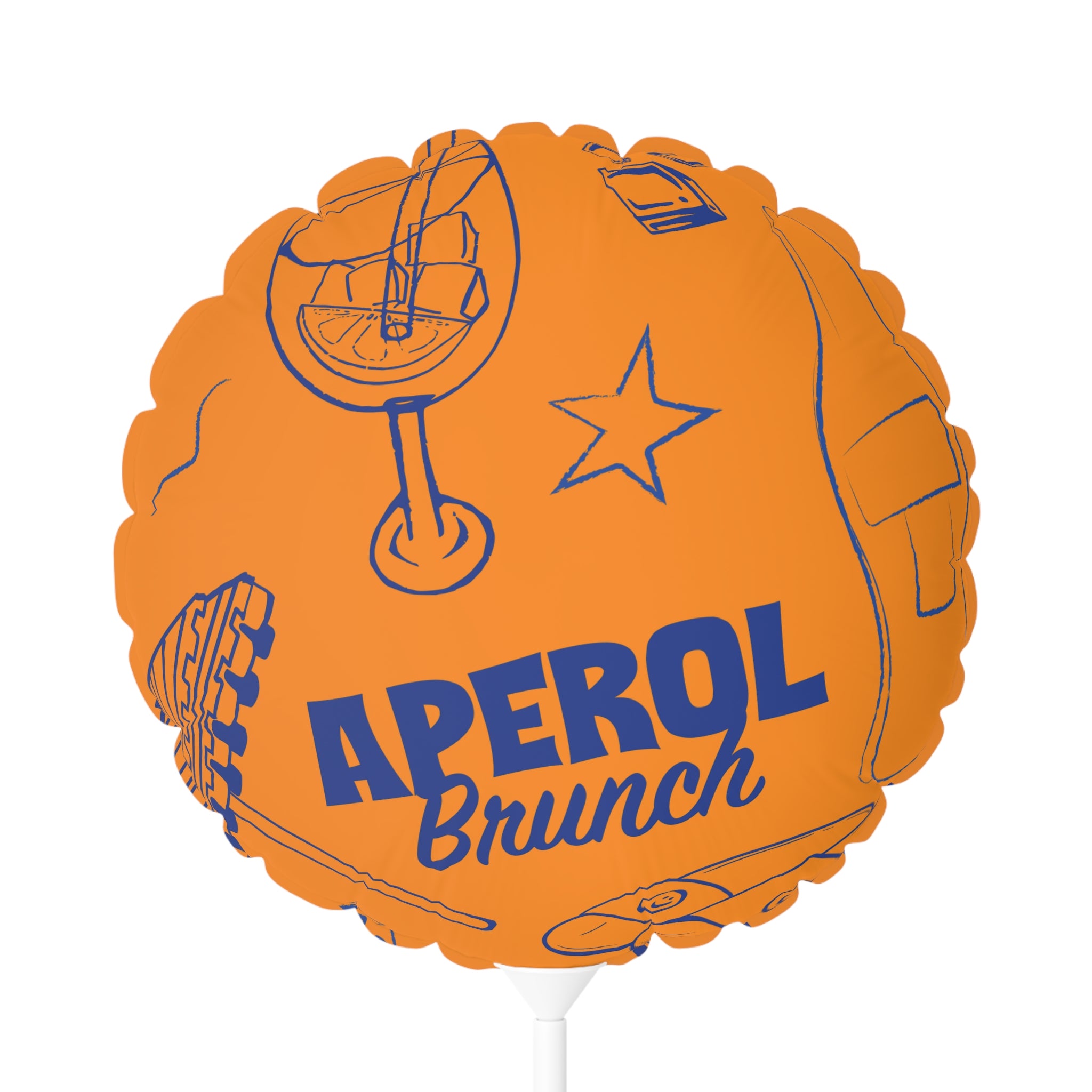 Aperol Brunch - Round Foil Balloon 11"