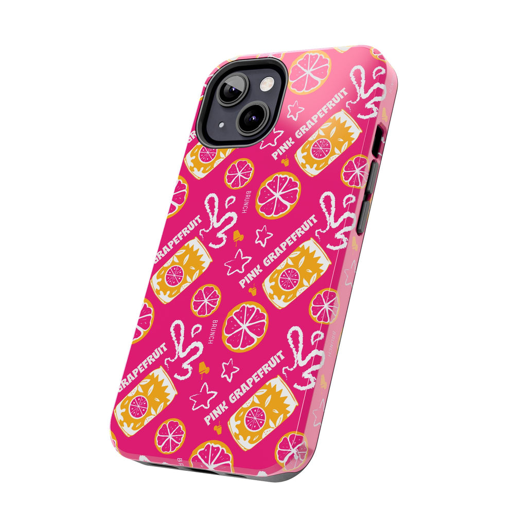 Pink Grapefruit Fruit CollectionTough Phone Case — Pink Aperol Inspired Design