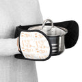 Cin Cin Double Oven Mitts - White Cin Cin Brunch Inspired Design