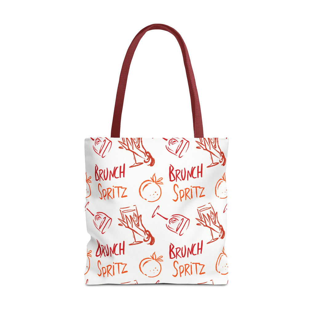 Brunch Spritz Pattern Tote Bag - Citrus All-Over Print