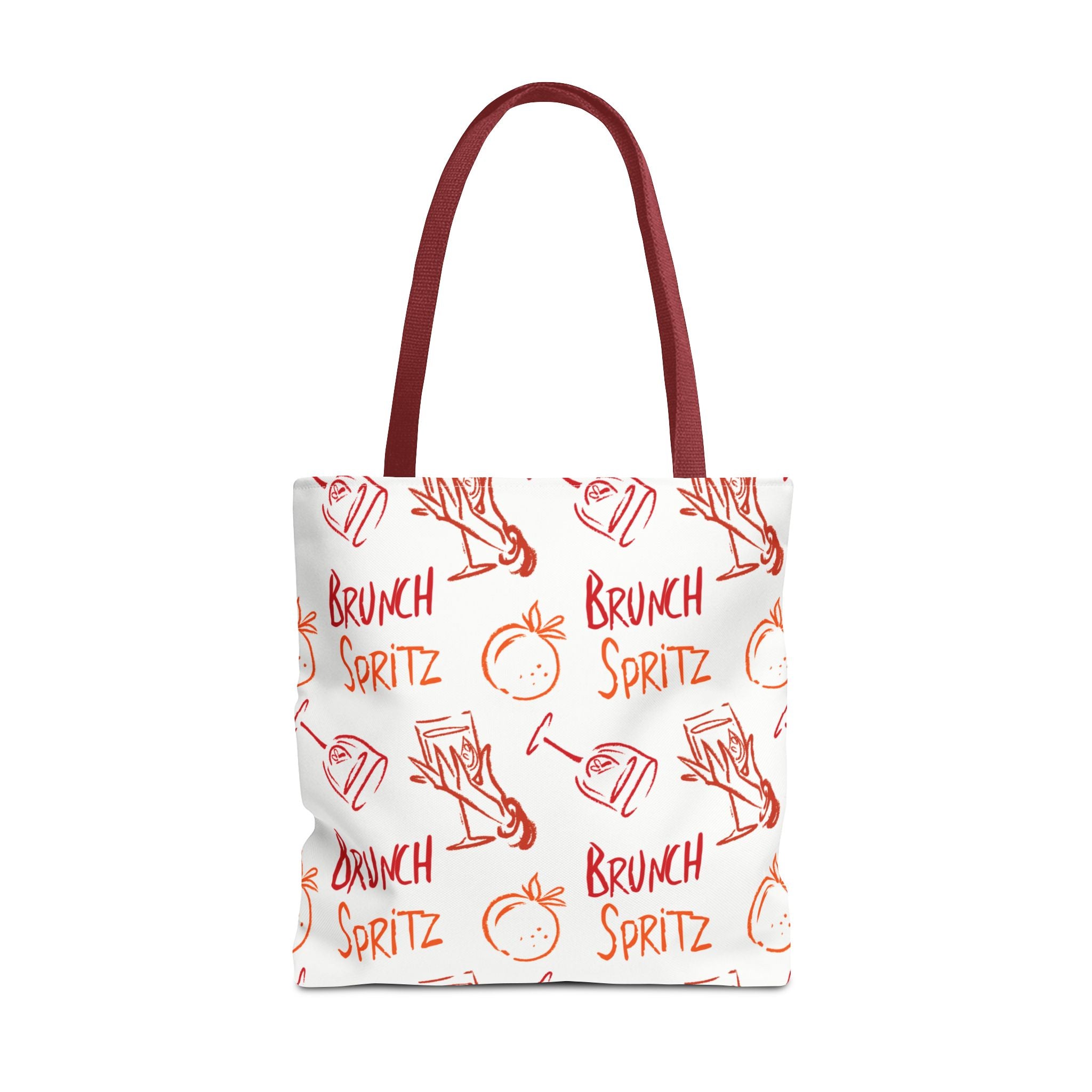 Brunch Spritz Pattern Tote Bag - Citrus All-Over Print