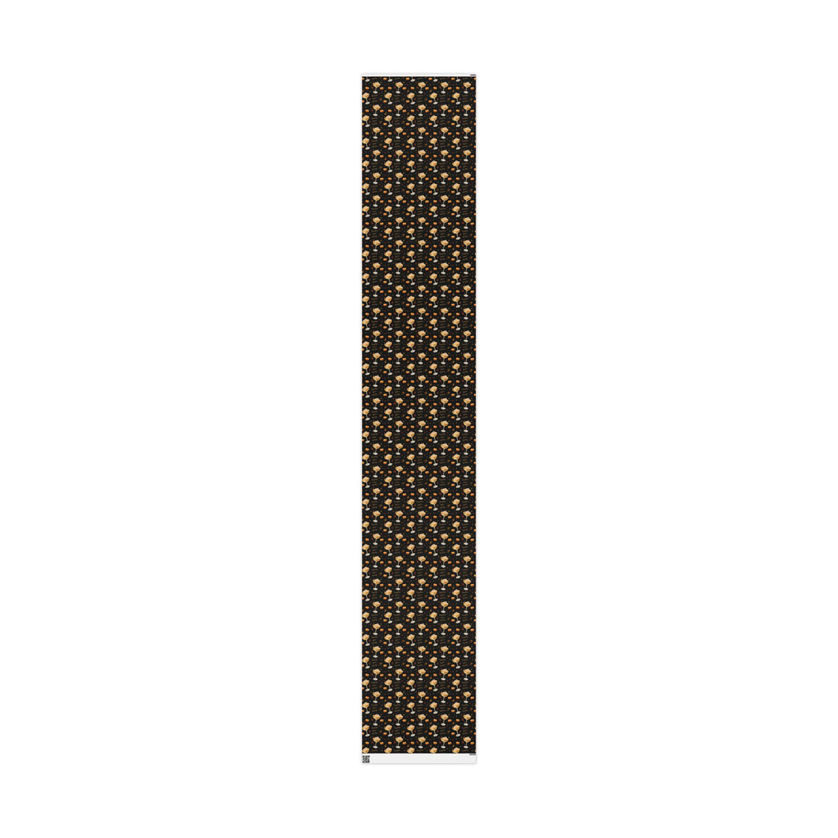 Pumpkin Spice Martini Wrapping Paper Roll – Black Pumpkin Collection Inspired Design