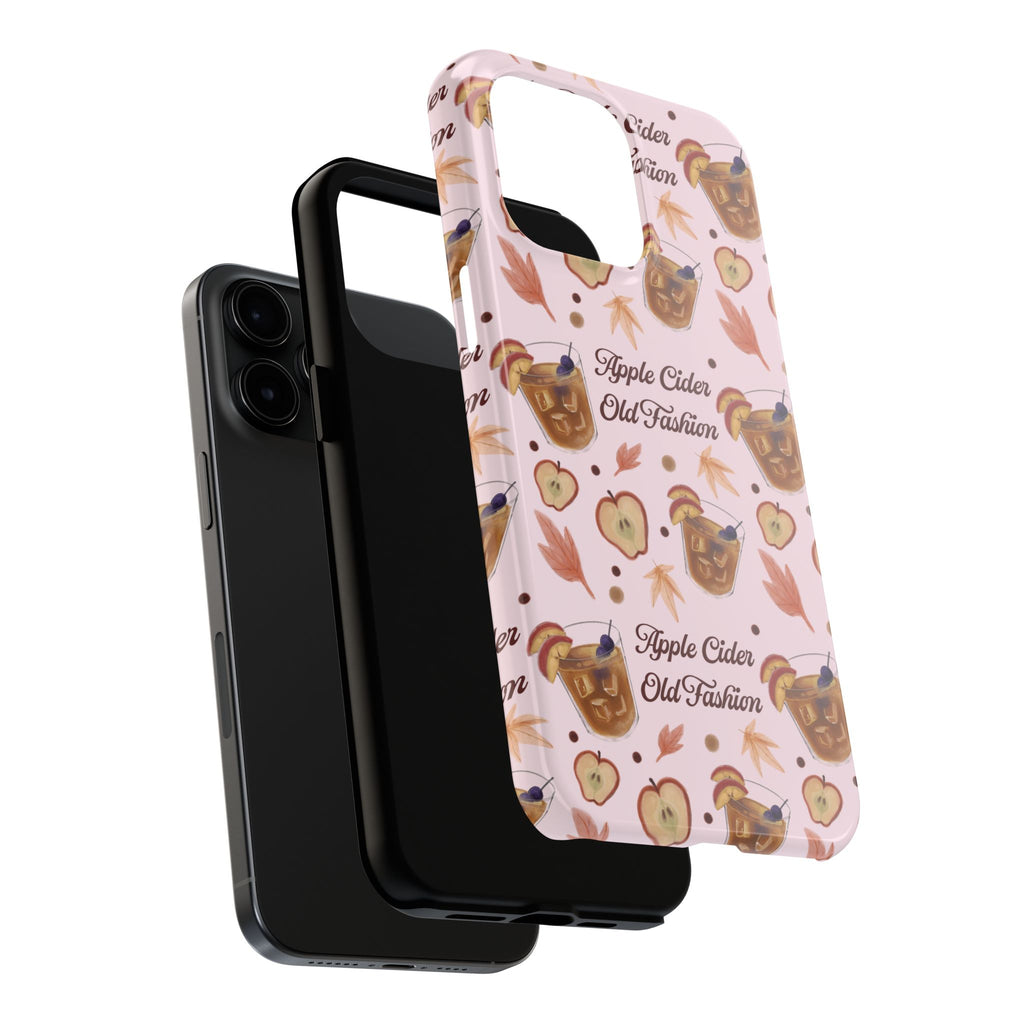 Apple Cider Old Fashioned Tough Phone Case – Light Pink Apple Cider Collection Inspired Design