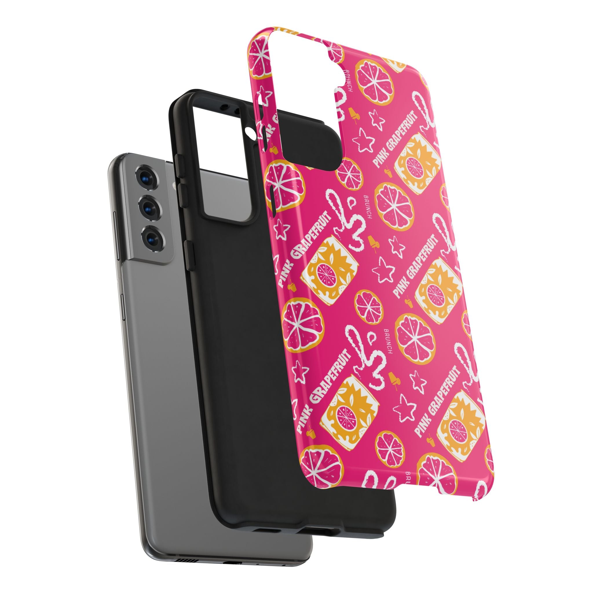 Pink Grapefruit Fruit CollectionTough Phone Case — Pink Aperol Inspired Design