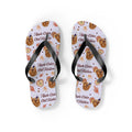 Apple Cider Old Fashioned Flip Flops — Light Violet Apple Cider Collection Inspired Design