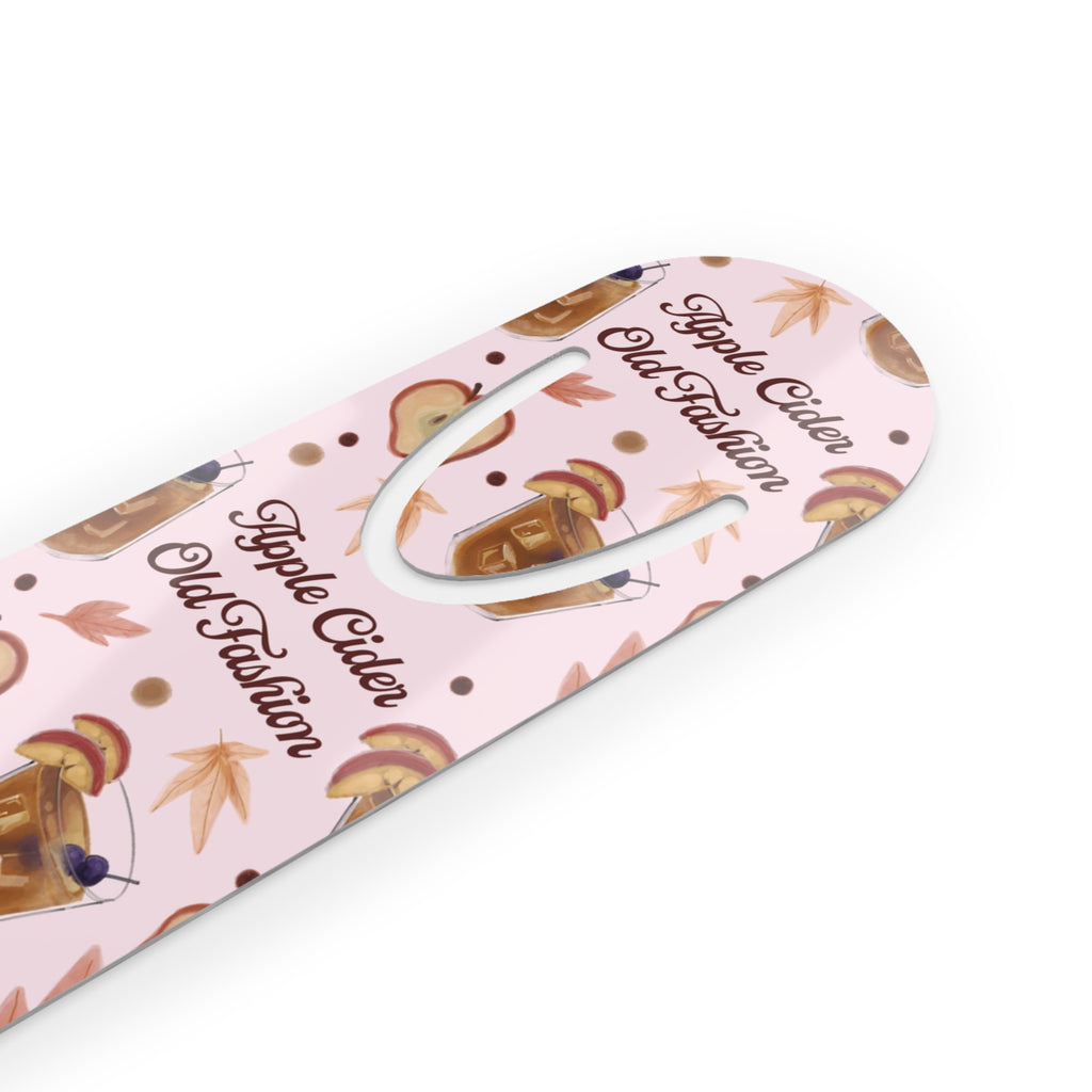 Apple Cider Old Fashioned Metal Bookmark — Light Pink Apple Cider Collection Inspired Design