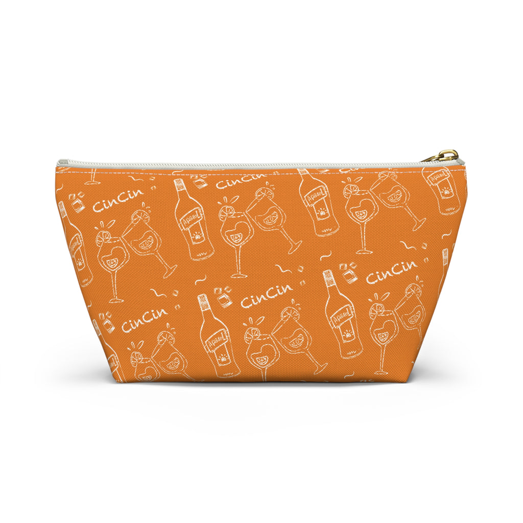 Cin Cin Cocktail Accessory Pouch — Orange Aperol Inspired Design