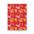Aperol Spritz Hardcover Journal — Red Aperol Inspired Design