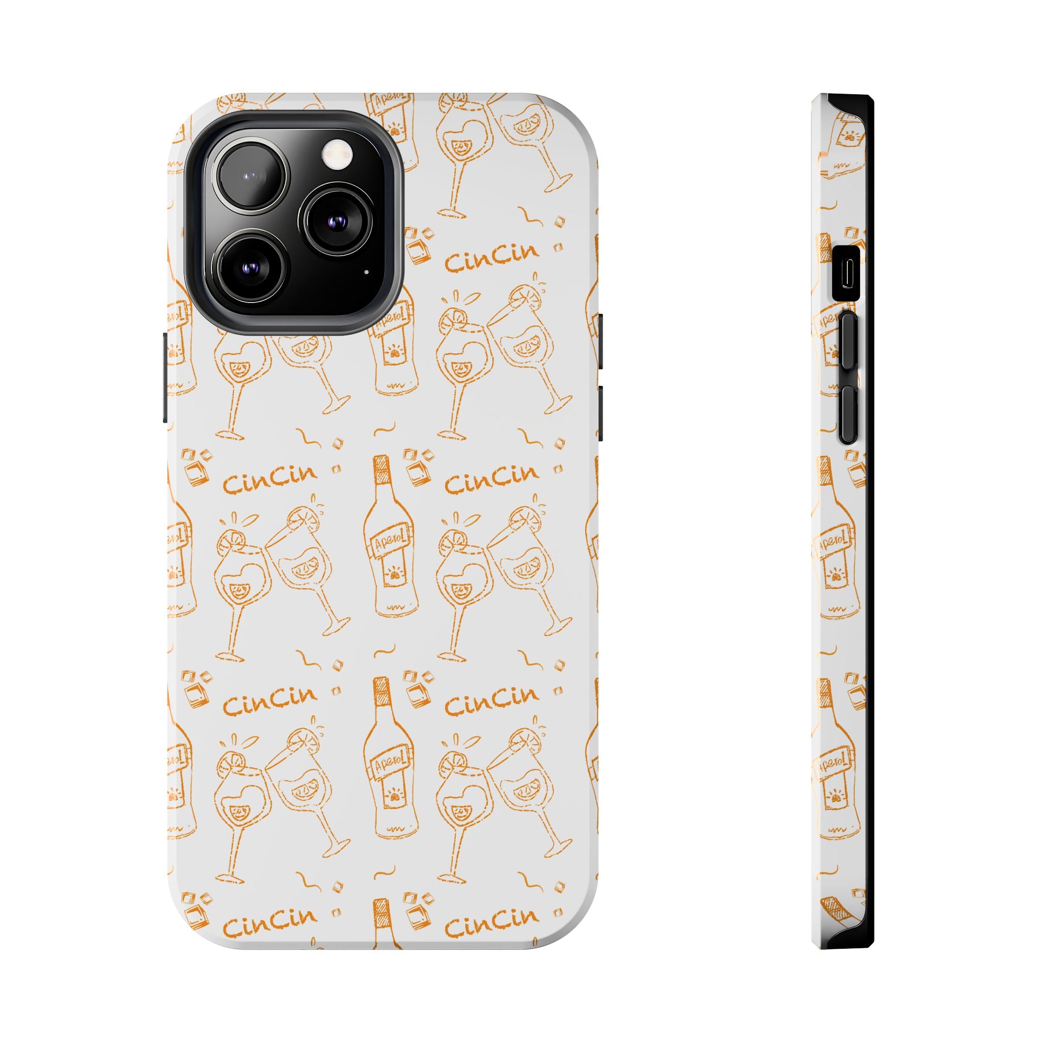 Cin Cin Spritz Tough Phone Case — White Cin Cin Brunch Collection Inspired Design