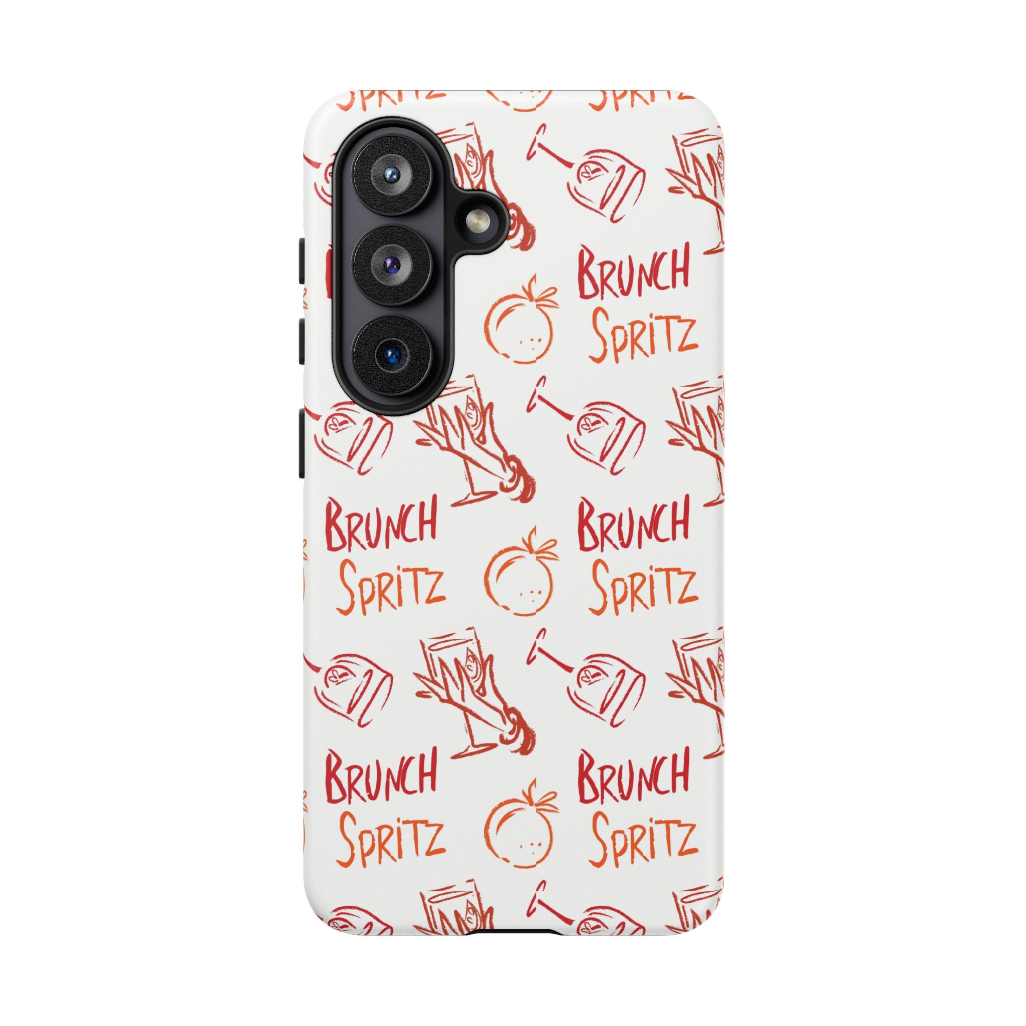 Brunch Spritz Phone Case — Red & Orange Aperol Inspired Design