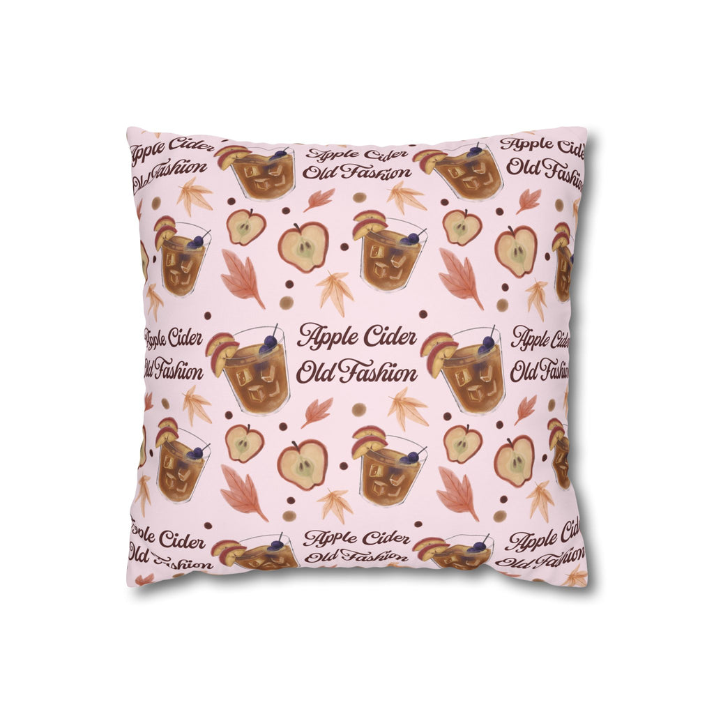 Apple Cider Old Fashion Pillowcase — Light Pink Apple Cider Collection Inspired Design