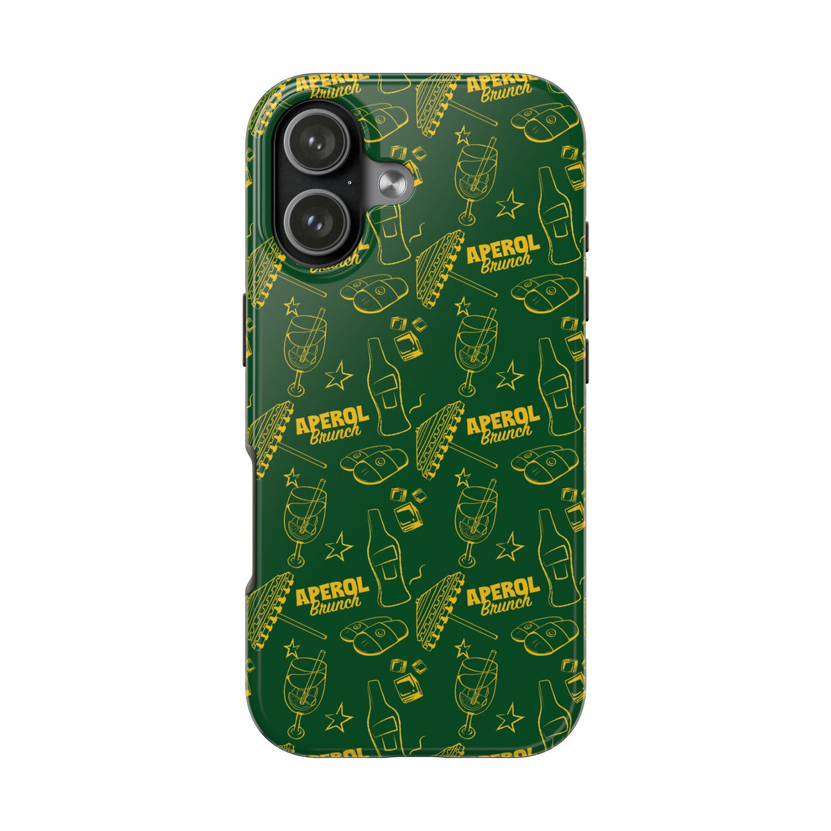 Aperol Brunch Tough Phone Case — Green Aperol Inspired Cover