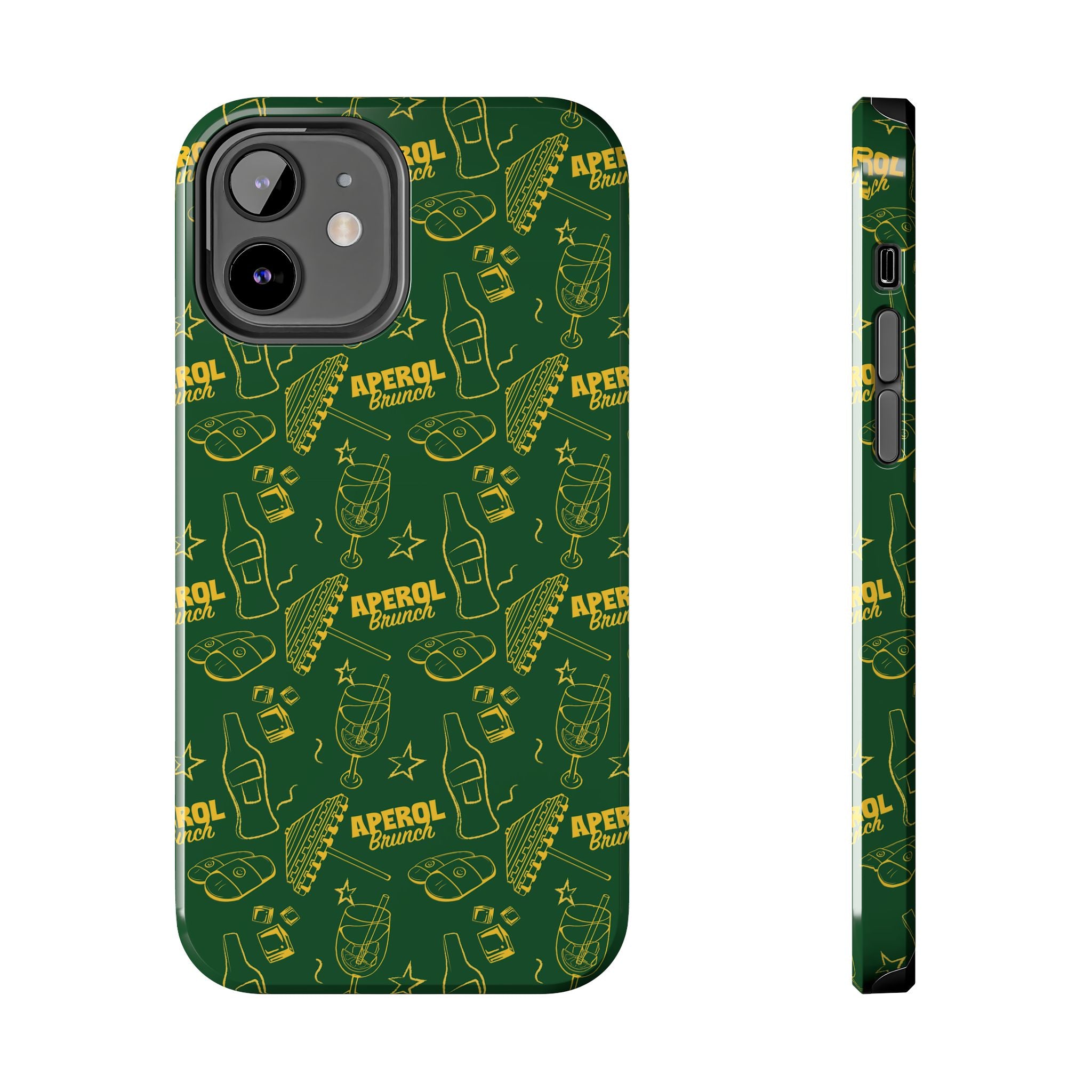 Aperol Brunch Tough Phone Case — Citrus Cocktail Protective Cover