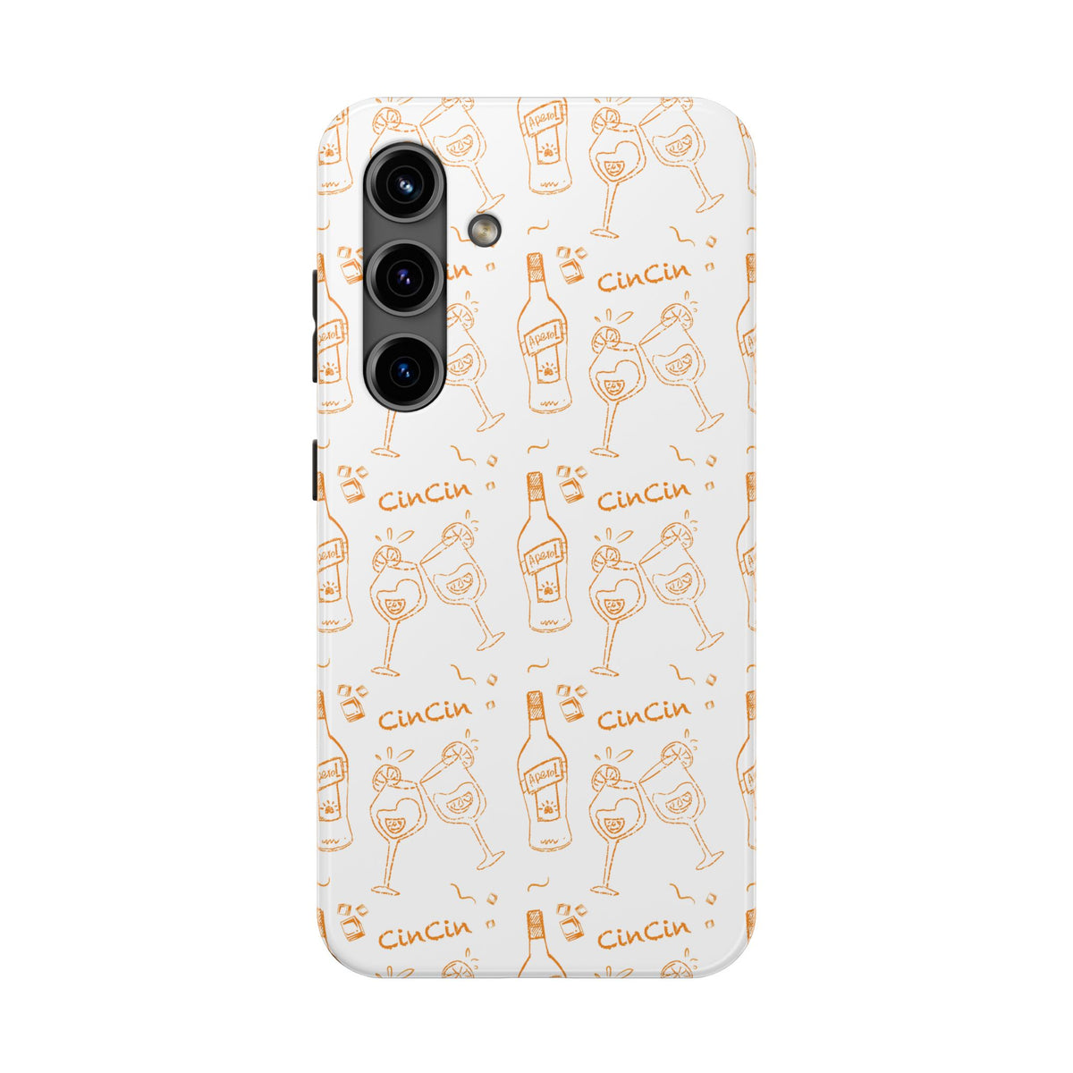 Cin Cin Spritz Tough Phone Case — White Cin Cin Brunch Collection Inspired Design