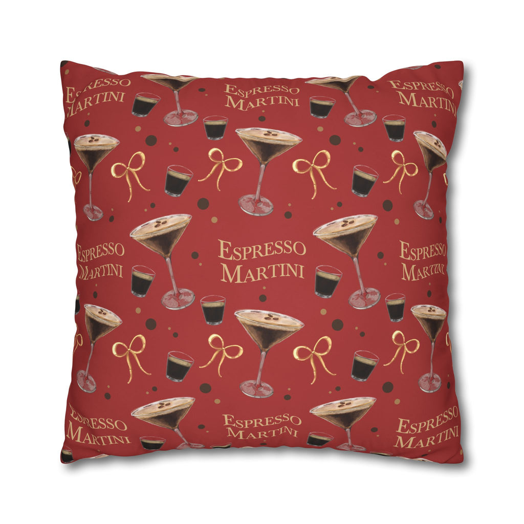 Espresso Martini Pillowcase — Red Espresso Collection Inspired Design