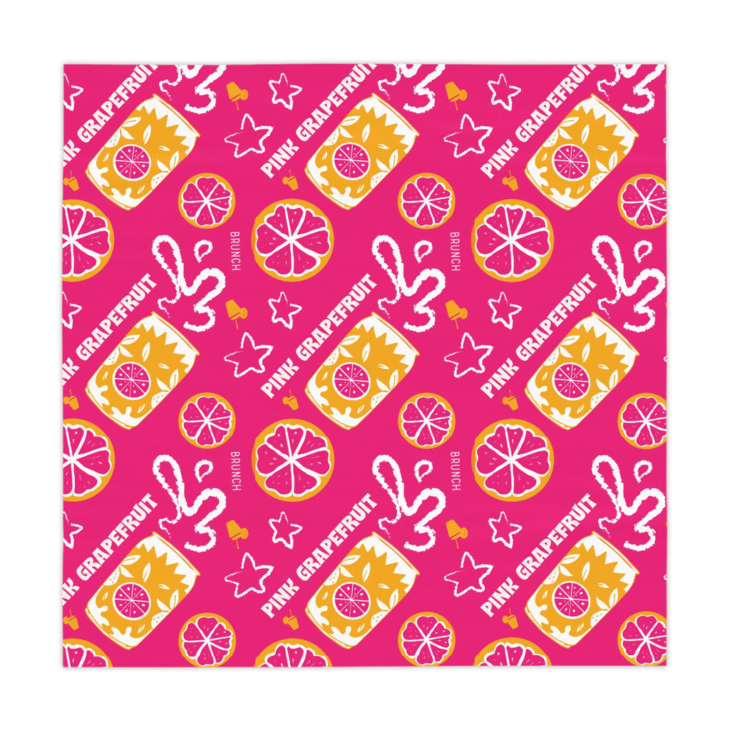 Pink Grapefruit Fruit Brunch Tablecloth — Pink Grapefruit Collection Inspired Design
