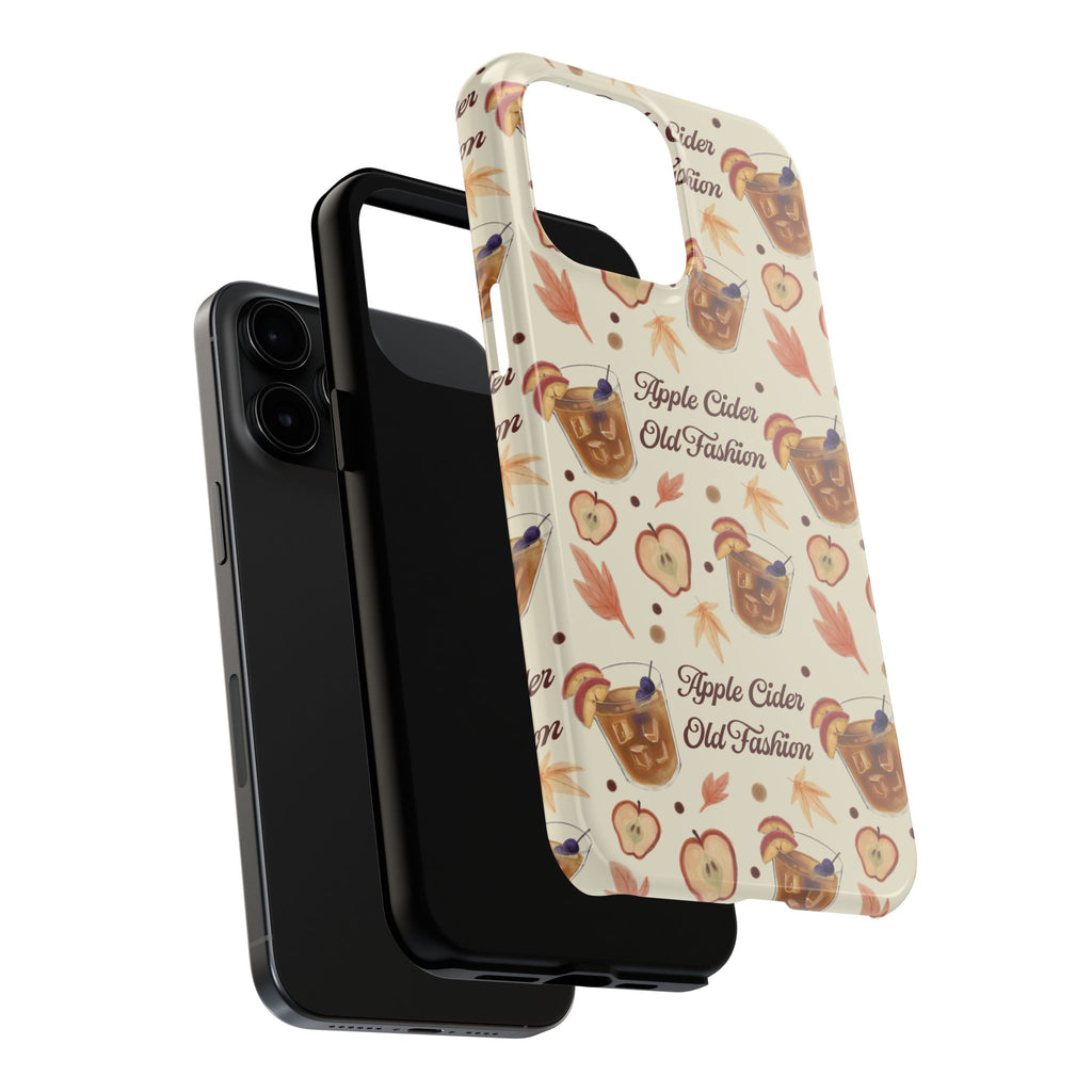 Apple Cider Old Fashioned Tough Phone Case – Beige Apple Cider Collection Inspired Design