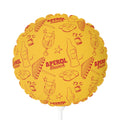 Aperol Brunch 11" Round Balloon — Aperol Yellow Collection Inspired Design