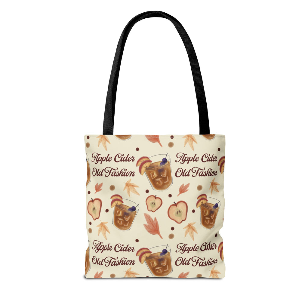 Apple Cider Old Fashioned Tote Bag — Beige Apple Cider Collection Inspired Design