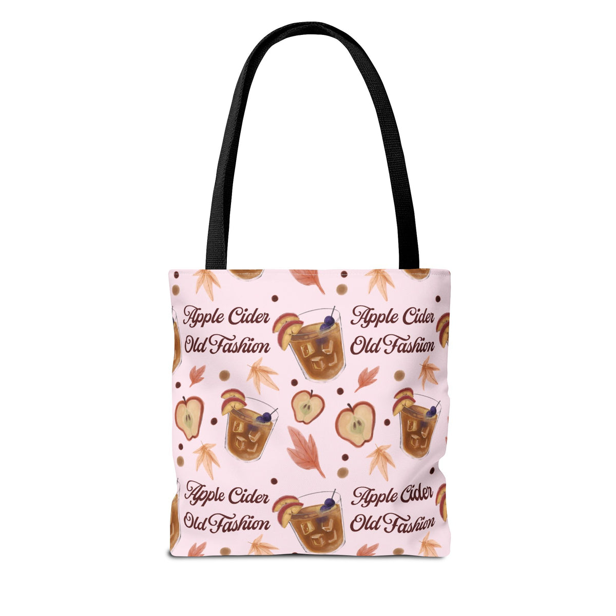 Apple Cider Old Fashioned Tote Bag — Light Pink Apple Cider Collection Inspired Design