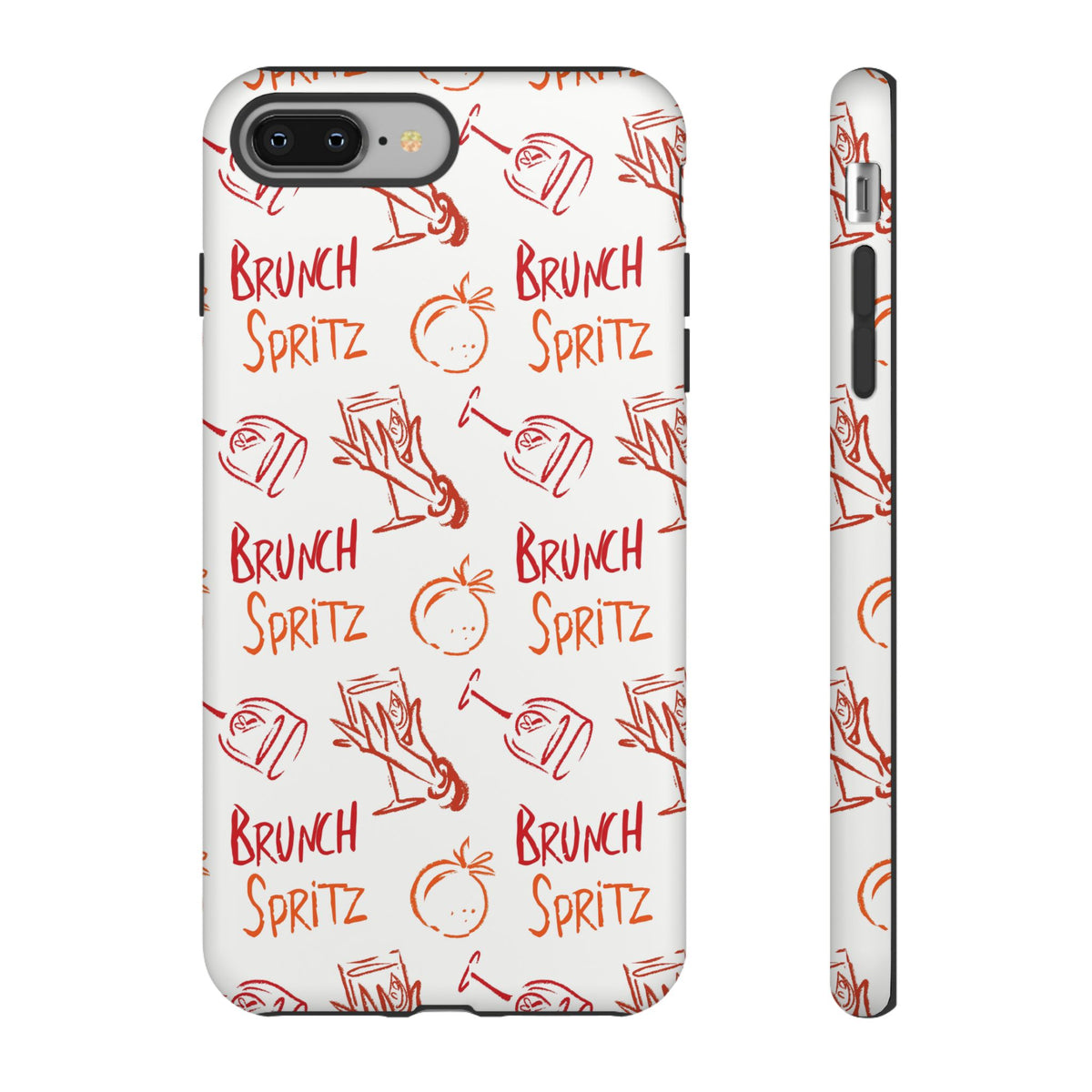 Brunch Spritz Phone Case — Red & Orange Aperol Inspired Design