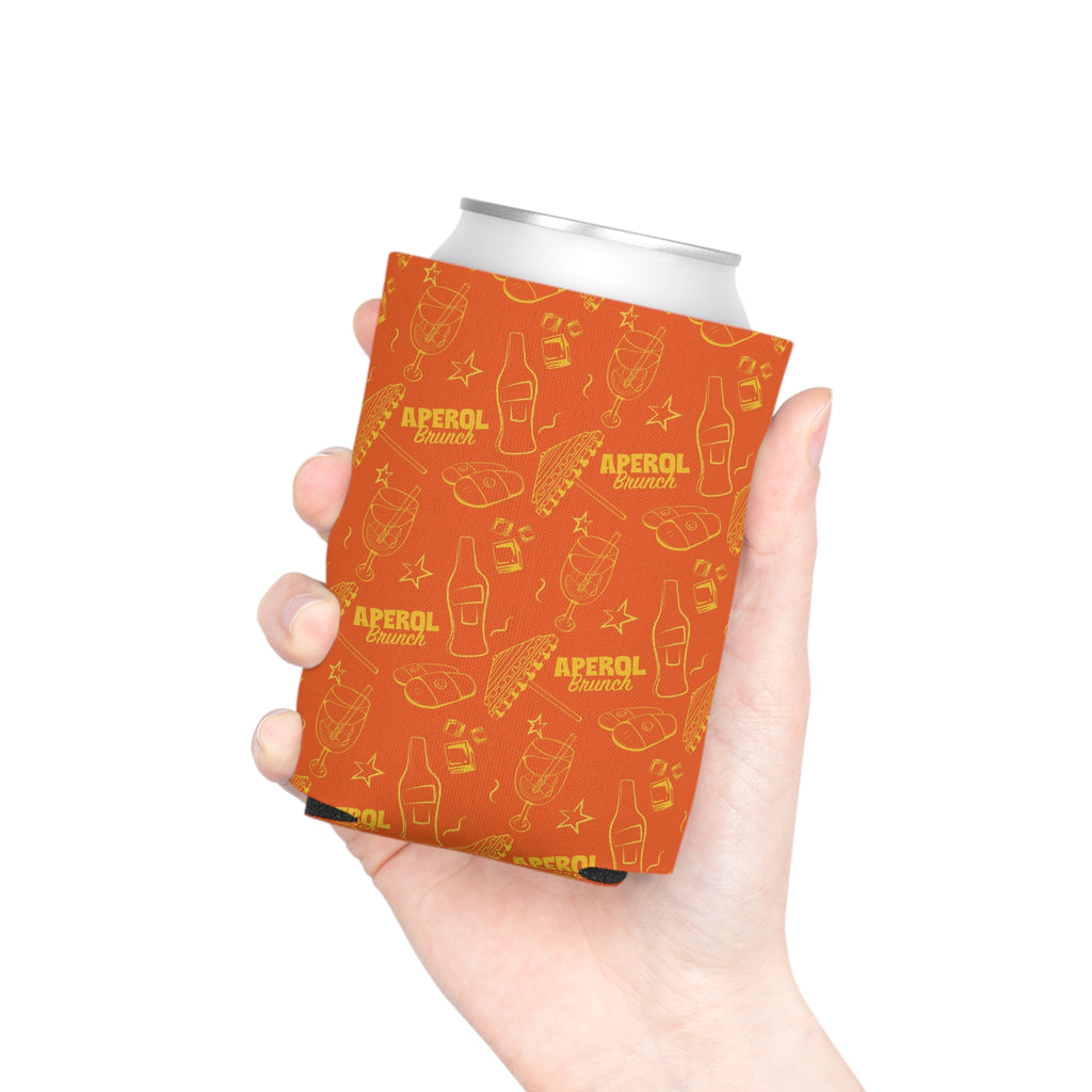 Aperol Spritz Can Cooler — Orange and Yellow Brunch Collection Inspired Design