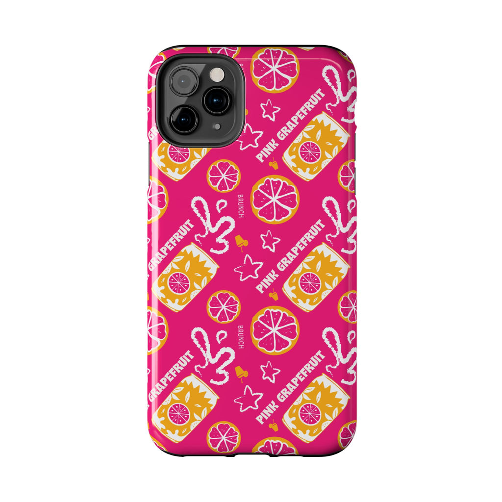 Pink Grapefruit Fruit CollectionTough Phone Case — Pink Aperol Inspired Design