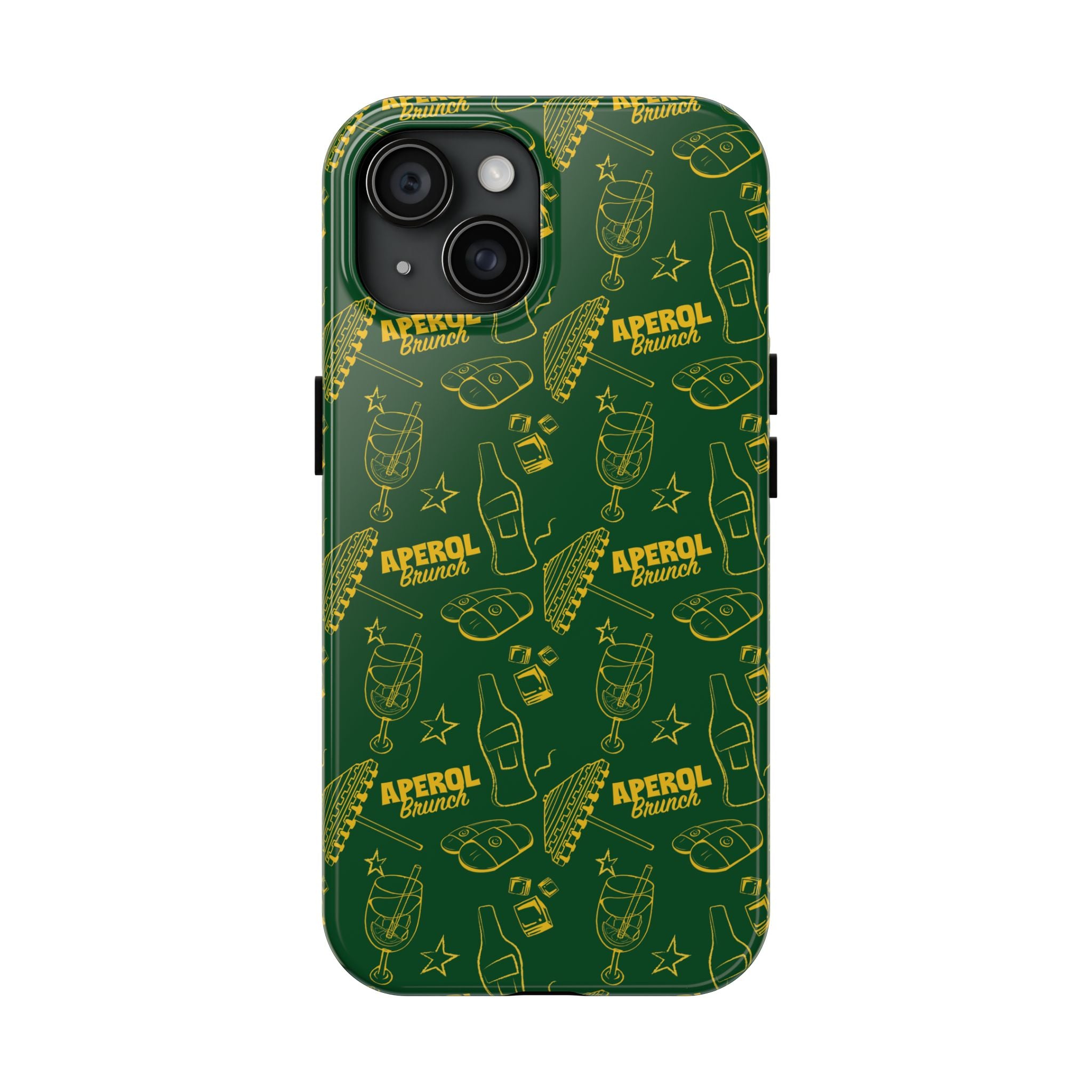 Aperol Brunch Tough Phone Case — Green Aperol Inspired Cover