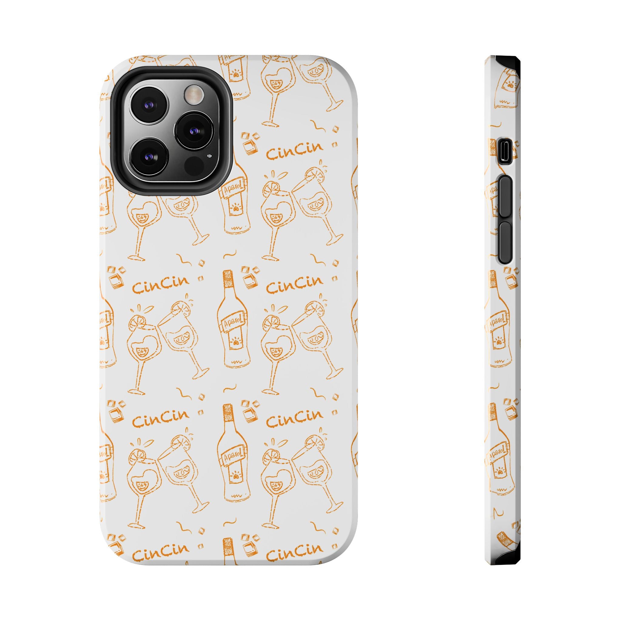 Cin Cin Spritz Tough Phone Case — White Cin Cin Brunch Collection Inspired Design