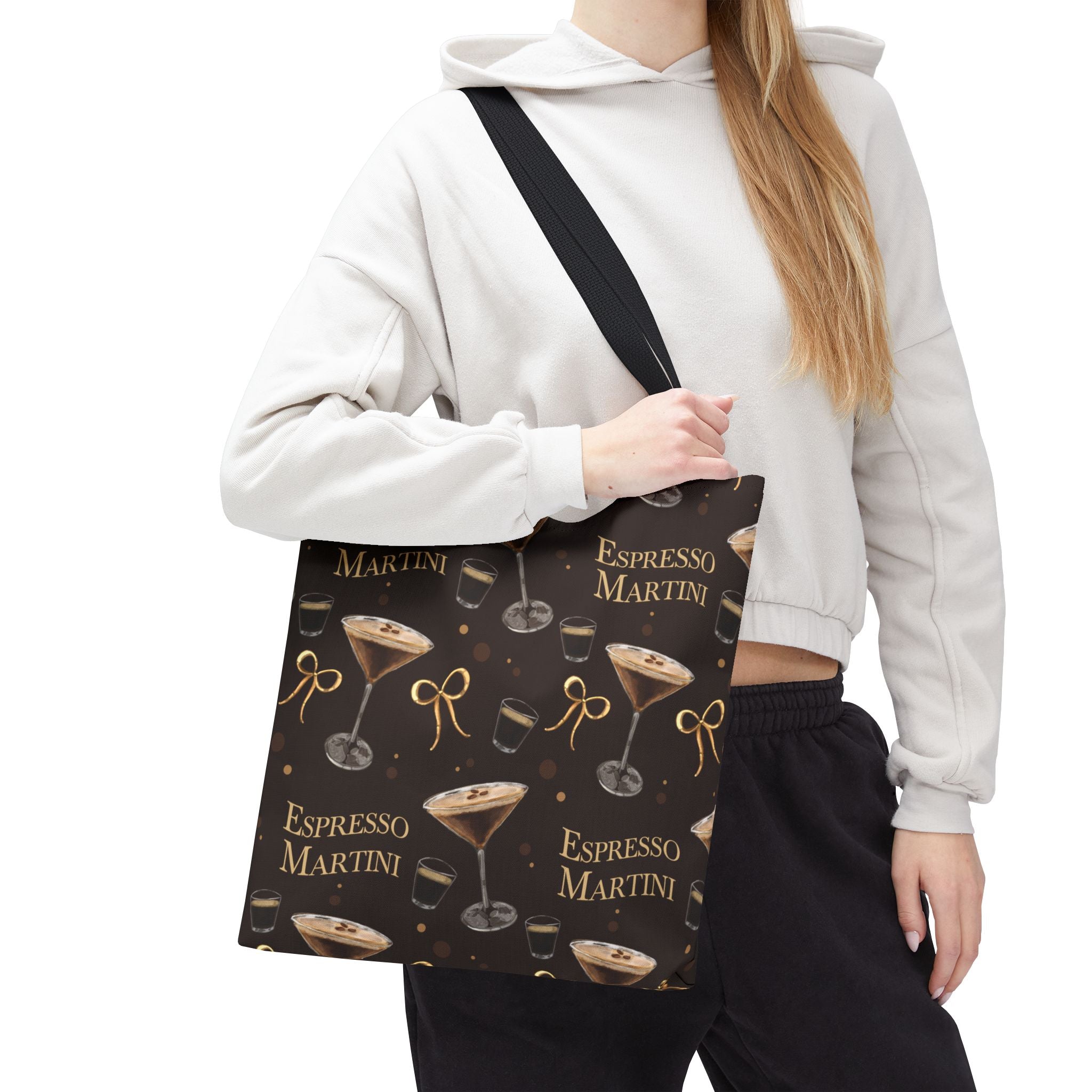 Espresso Martini Tote Bag — Dark Brown Espresso Collection Inspired Design
