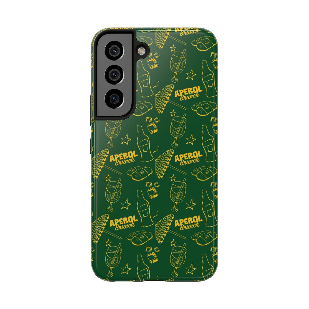 Aperol Brunch Tough Phone Case — Green Aperol Inspired Cover