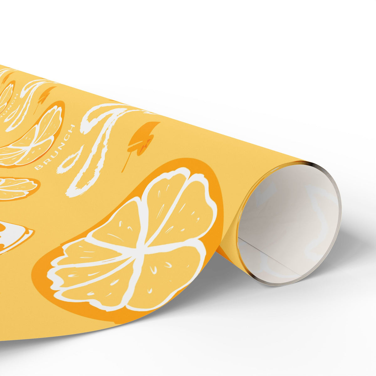 Lemon Fruit Brunch Peel Wrapping Paper Roll — Lemon Brunch Collection Inspired Design